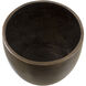 Aster Antique Bronze Outdoor Planter, Small